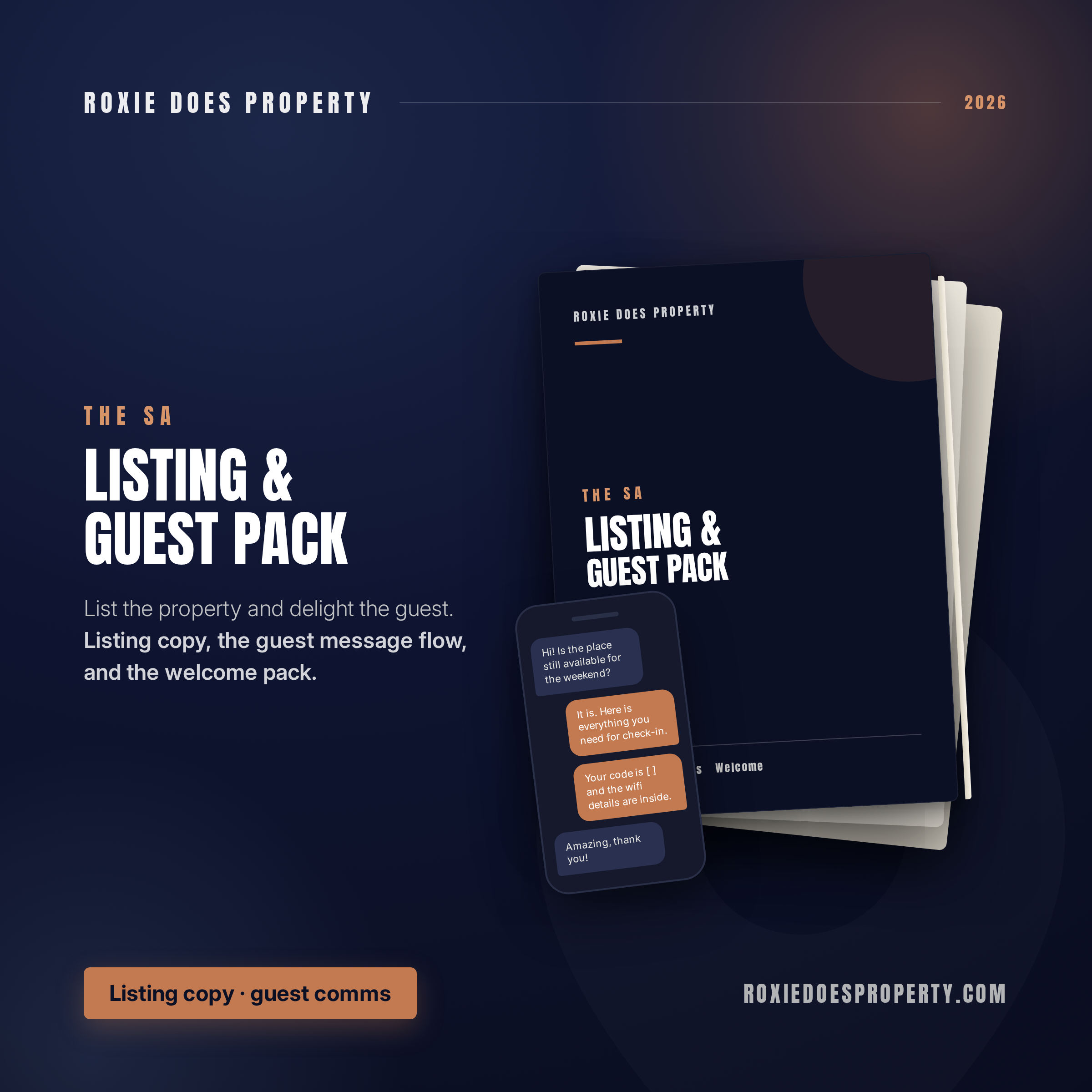 The SA Listing & Guest Pack